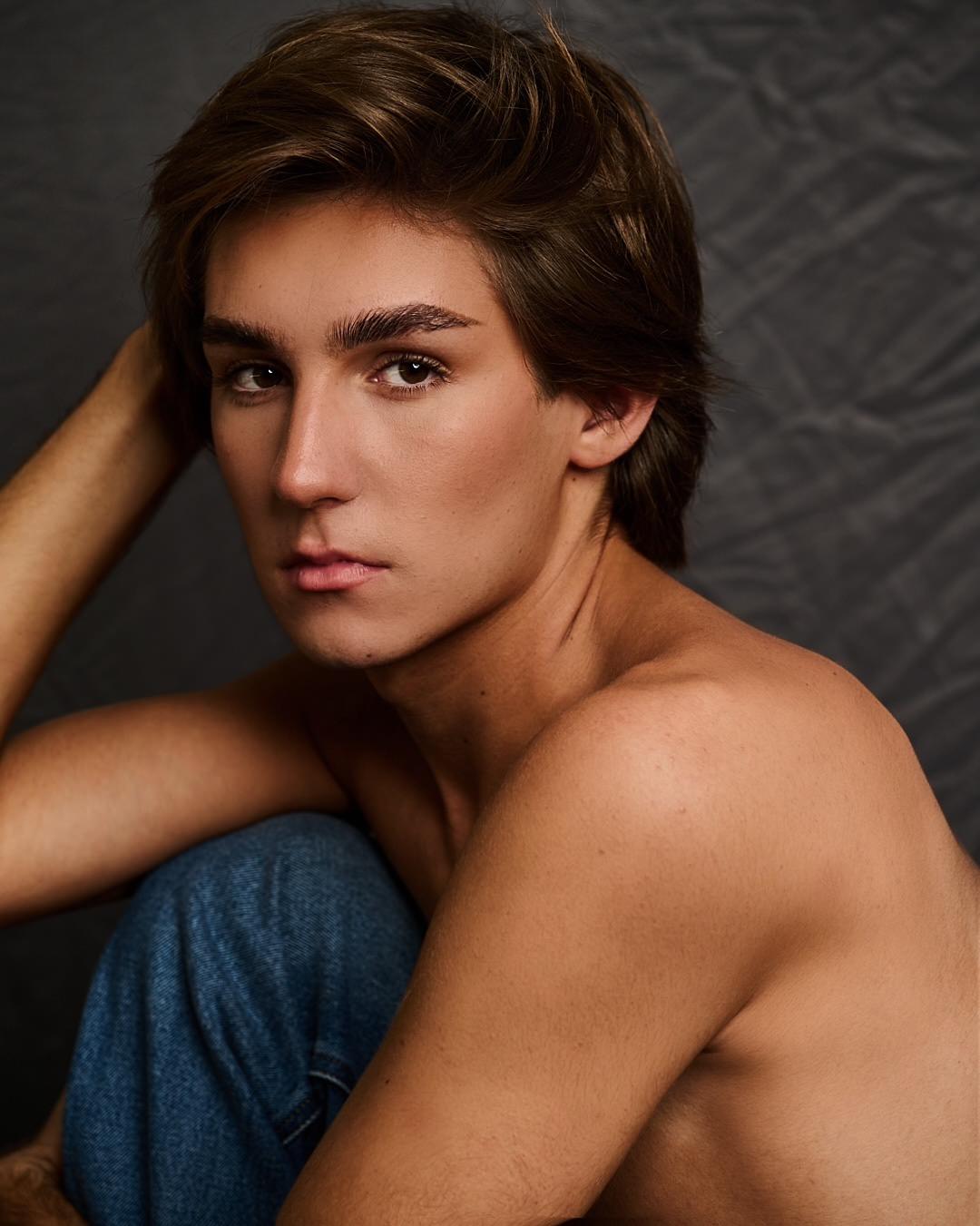 Austin in a studio portrait